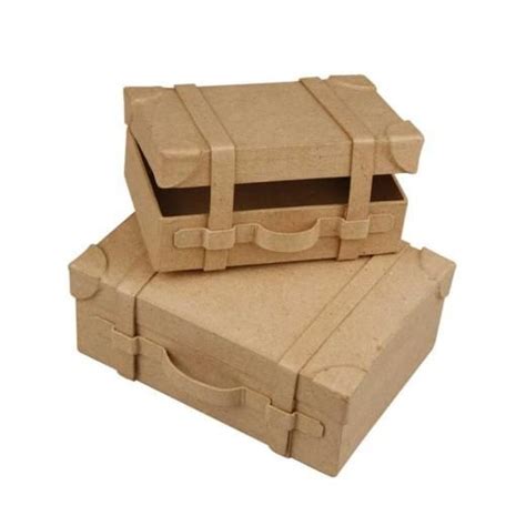 Creativ Paper Mache Suitcases 2 Cardboard Suitcase Cardboard