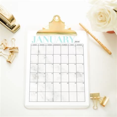 Calendar Clipboard Diy And Free Download A Happy Blog