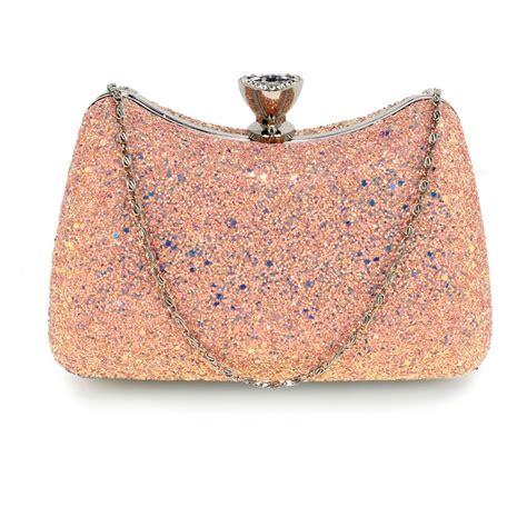 Wholesale Pink Hard Case Diamante Clutch Bag Agc00360a