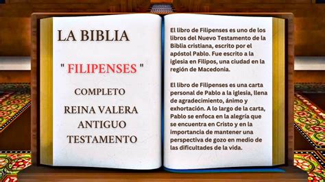 Original La Biblia Filipenses Completo Reina Valera Nuevo