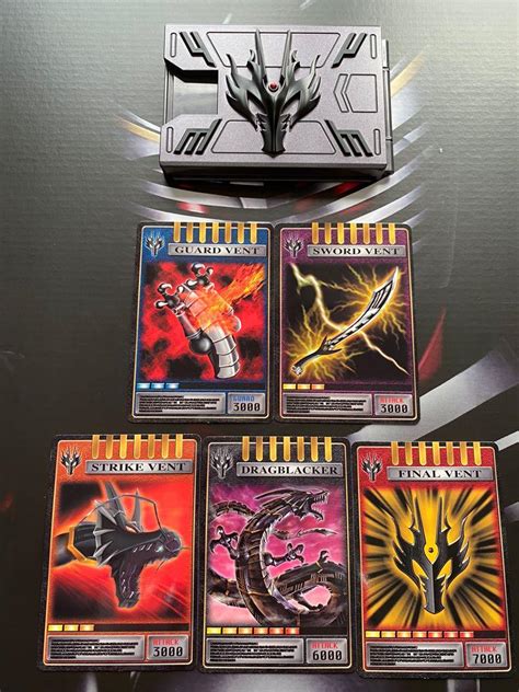 Csm Kamen Rider Ryuki Ryuga Card Deck Advent Card Vbuckle Dragvisor New Bandai Japanese Anime