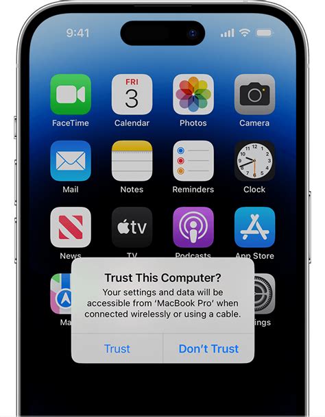 About The Trust This Computer Alert Message On Your Iphone Ipad Or