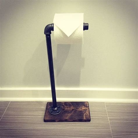 Cute toilet paper roll holder. Industrial Rustic Modern Toilet Paper StandTP Stand ...