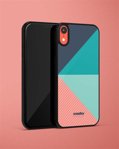 Stylish Iphone Xr Case Mockup Set