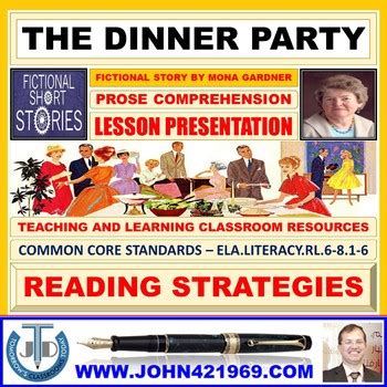 There is very little information to be found about mona gardner. The Dinner Party By Mona Gardner Plot Diagram - Free ...