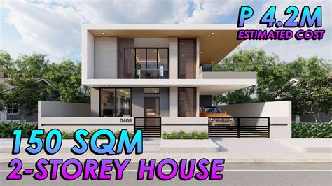 2 Storey House With 5 Bedroom 150 Sqm Alg Designs 33 Youtube