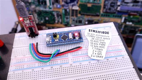 Using A Stm32 Like An Arduino Tutorial Stm32f103c8 Arduino Project Hub