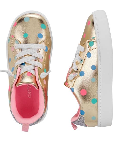 Carters Polka Dot Platform Sneakers