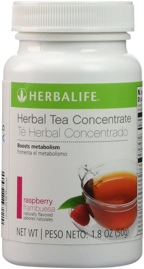 Herbalife Herbal Concentrate Tea Raspberry 18 Oz Color White