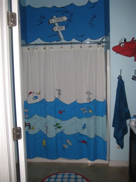 A few years ago i was visiting catalina island and i came across a little art exhibit where i found this fabulous dr. Dr seuss bathroom decor with painted mural. | Kids ...