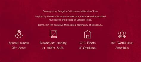 Luxury Living Reimagined: Millionaires’ Row in Sarjapur Road - SOBHA ltd.