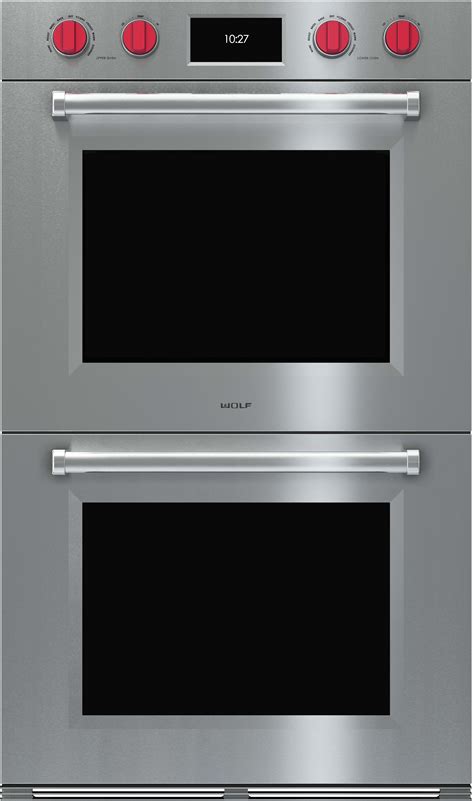 Wolf Do30pmsph 30 Inch Double Electric Wall Oven With 51 Cu Ft Dual