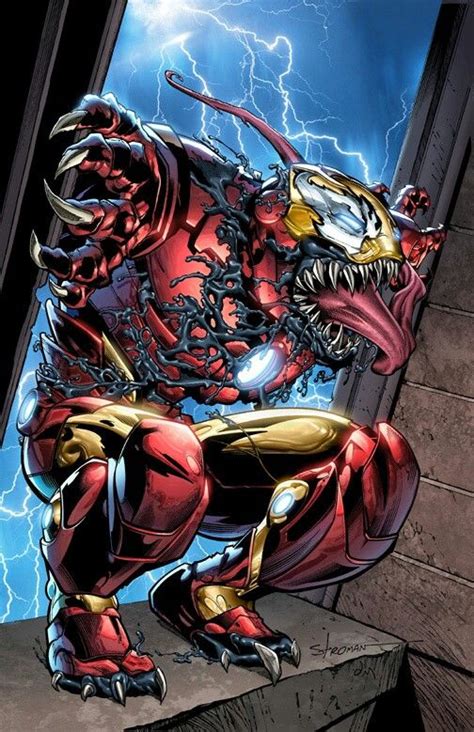 Symbiote Iron Man Suit Superheros Marvel Art Marvel Villains