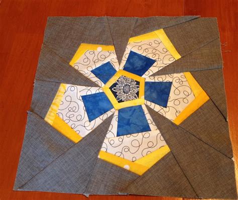 Rockrose Paper Pieced Block Project On Quilt Patterns