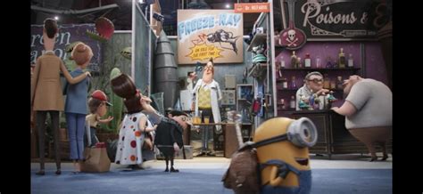 In This Scene In Minions 2015 Gru Is With His Mum In Villain Con But If You Look Closely He