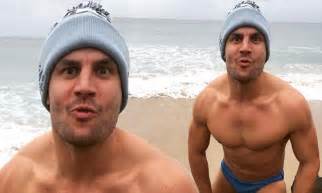 Nrl Footy Show S Beau Ryan Shirtless As He Poses On Sydney Beach On