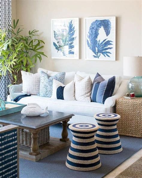37 Elegant Coastal Themed Living Room Decorating Ideas Elegant Living