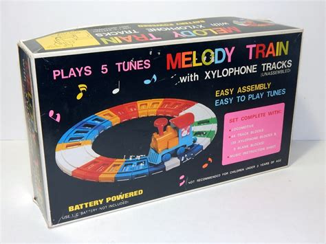 vintage melody train with xylophone tracks ebay