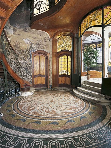Pin By Judith E On Home Foyer Grand Art Nouveau Interior Art