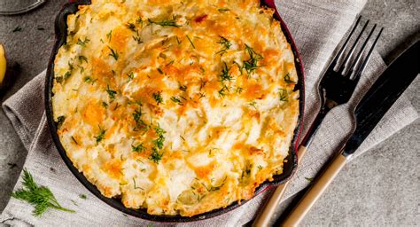 Koolhydraatarme ovenschotel met zalm Lekker en snel