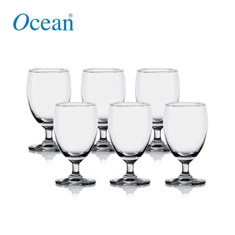 Ocean Glass Classic Water Goblet 10 3 4 Oz 308 Ml Set Of 6 Clear Lazada Ph