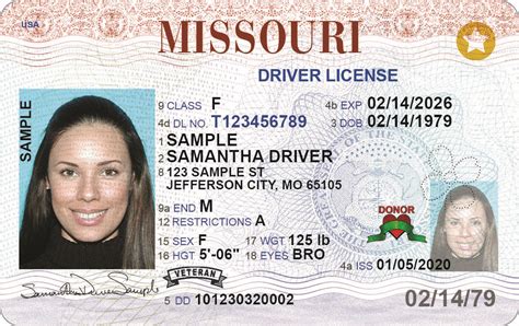 Free Editable Blank Missouri Drivers License Template Martin Printable Calendars