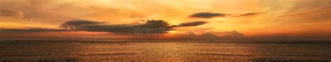 Panoramic Sunset Over The Ocean Stock Photo Image Of Philippines