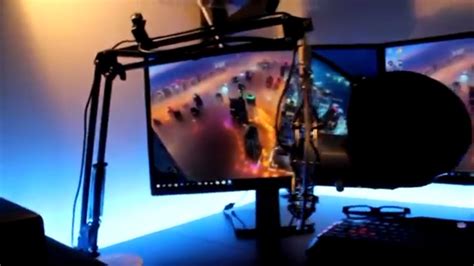 Building The Gaming Setup 10 Mic Boom Arm Youtube