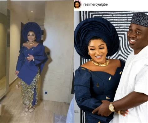 Mercy Aigbe Shows Off Outfit She Wore On Her Wedding Engagement To