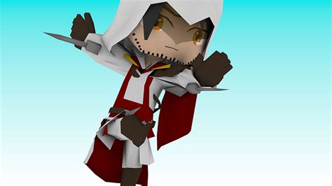 Assassin S Creed Chibi Animation Thumbnail Cg Cookie Learn Blender