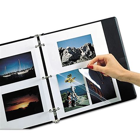 Pioneer Photo Albums Magnetic Self Stick 3 Ring Photo Album 100 Pages 50 Sheets Navy Blue Nocreem