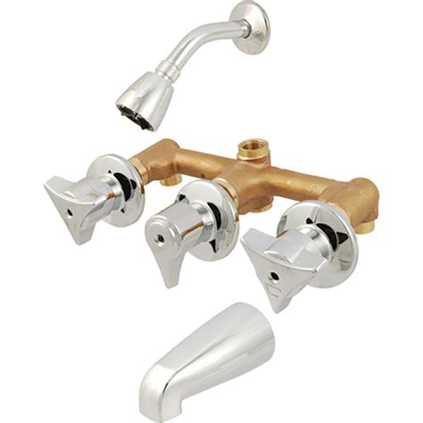 Shower faucet trim kits (345). Union Brass Three Handle Tub & Shower Faucet