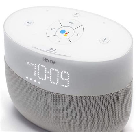 IHome Google Assistant Built In Chromecast Smart Home Alarm Clock