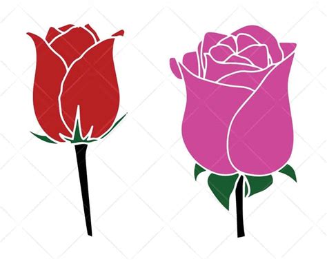Download Rose Buds SVG Cricut Silhouette | Scotties Designs