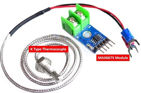 Max6675 K Type Thermocouple With Arduino 2022