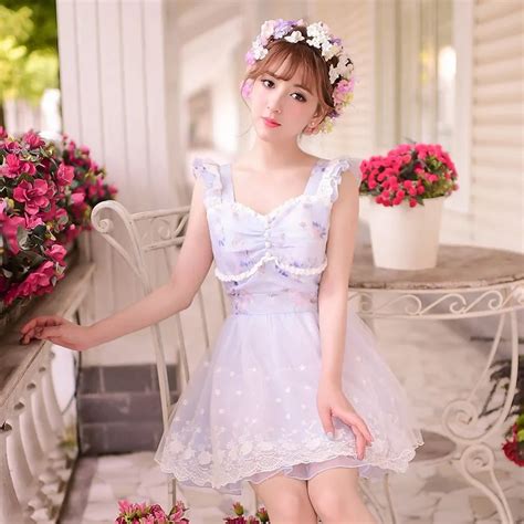 Princess Sweet Lolita Dress Candy Rain Summer Japanese Style Sweet Lace