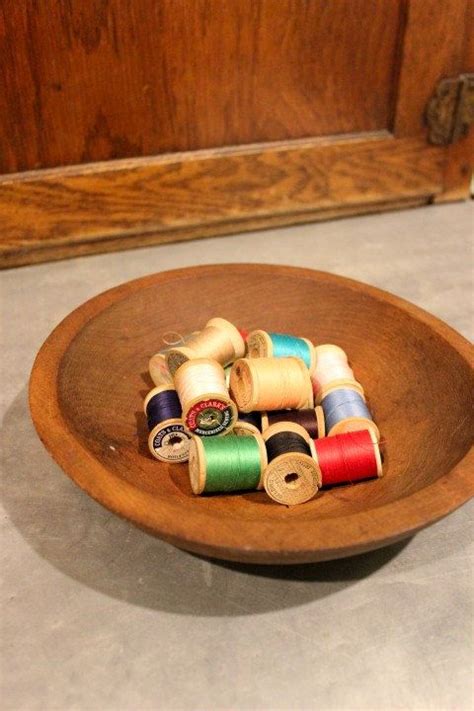 14 Vintage Wooden Spools With Thread Etsy Wooden Spools Wooden