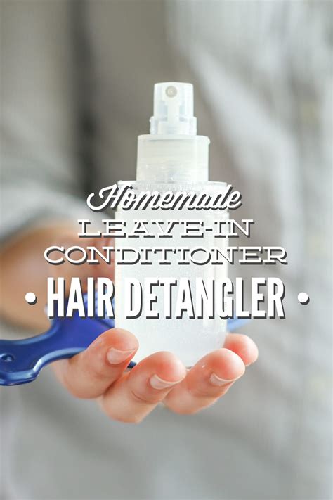 Its high fat content, proteins, and vitamin e nourish the hair from roots to ends, helping to restore thinning hair, split ends, and chemical and heat damage. Homemade Leave-In Conditioner Hair Detangler - Live Simply