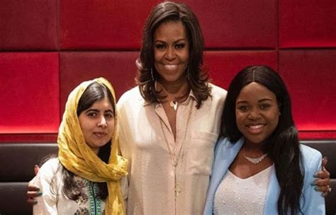 Malala Yousafzai Meets Former Us First Lady Michelle Obama Such Tv