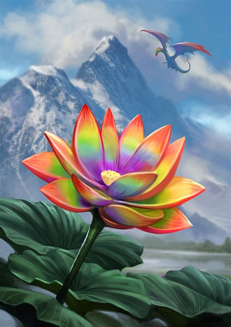 Rainbow Lotus Planet Raini