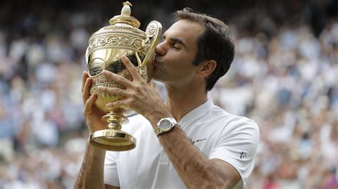 Les joueurs dans des hôtels officiels. Wimbledon 2017: Roger Federer wins record eighth title ...