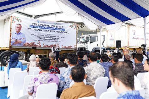 Mendag Melepas Produk Kopi Ke Pasar Amerika Serikat Kementerian