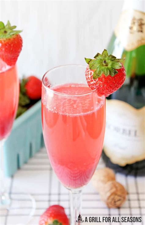 Strawberry Mimosa Recipe A Grill For All Seasons