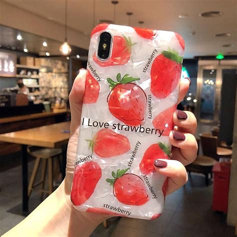 Strawberry Phone Case For Iphone66s6p7878plusxxsxrxsmax