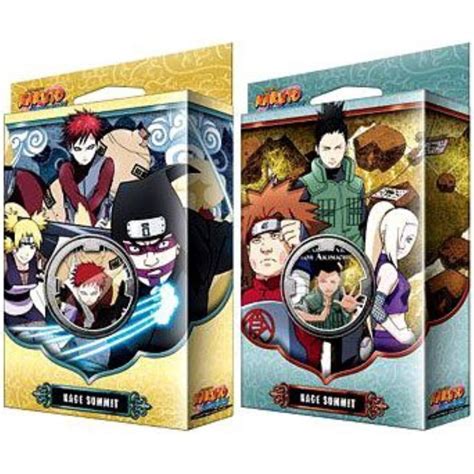 Naruto Tcg Naruto Shippuden Card Game Kage Summit Set Of Both Theme