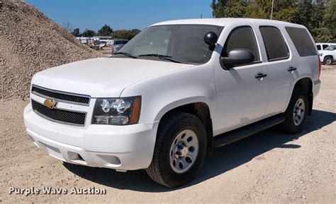 2013 Chevrolet Tahoe Police Suv In Abilene Ks Item De6406 Sold