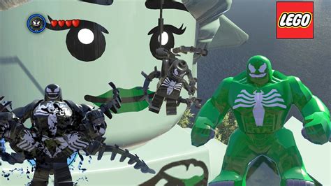 Venom Transformation Vs Green Venom Lego Marvel Super Heroes Game