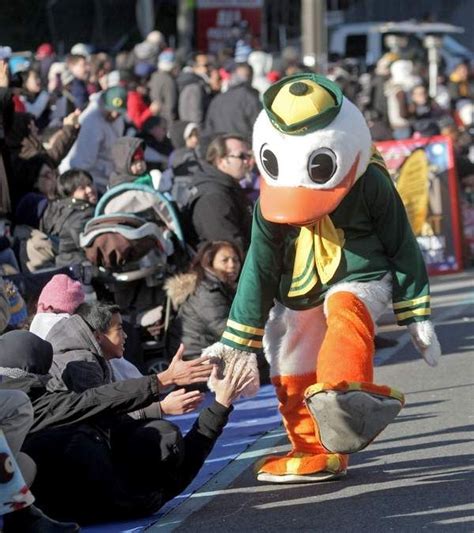 Oregons Duck Mascot Was Born In — Gasp — Ohio Oregon Ducks Mascot