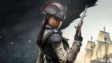 Black Assassins Creed Character 4k Wallpaperhd Games Wallpapers4k