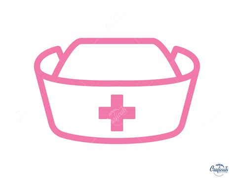 Nurse Hat Svg Nurse Cap Clip Art Instant Digital Download Svgpngdxf